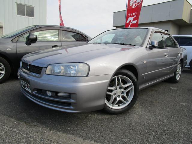 R34 Skyline 25gt X 4at km スカイライン ２５ｇｔ ｘ 日産 評価書付 中古 中古品 商品番号 aw001 価格 1 998 000円 税込 64 960ポイント5倍 日産車中古車紹介 Jdm Nissan Used Car