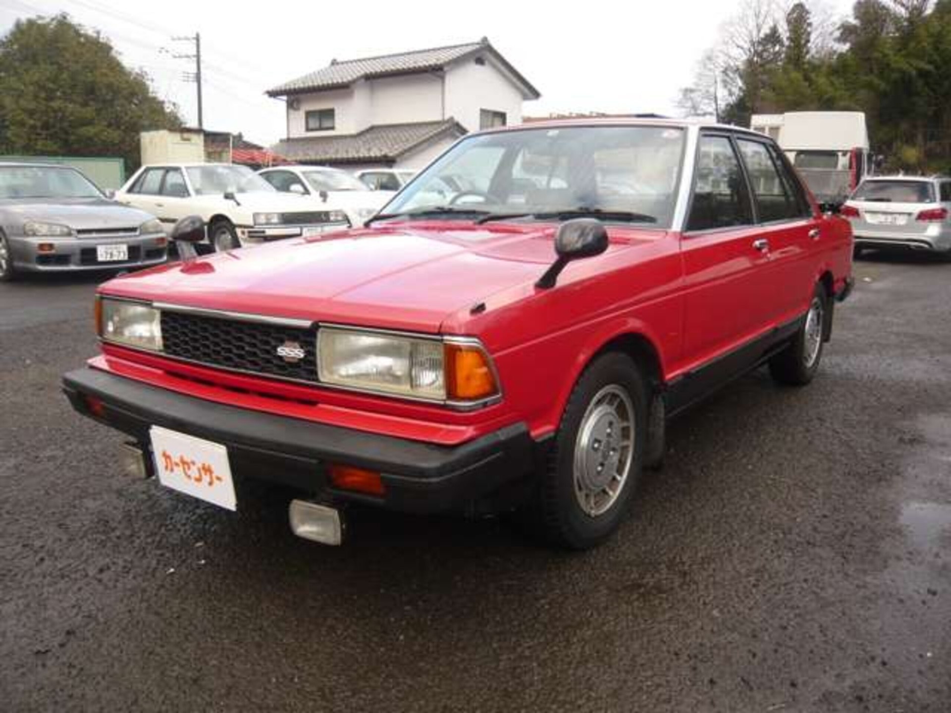 Bluebird Sss Turbo 5mt Two Owners km 日産 ブルーバード1800sssターボ 2オーナー レアグレード レッド 車両本体価格 178 0万円 日産車中古車紹介 Jdm Nissan Used Car