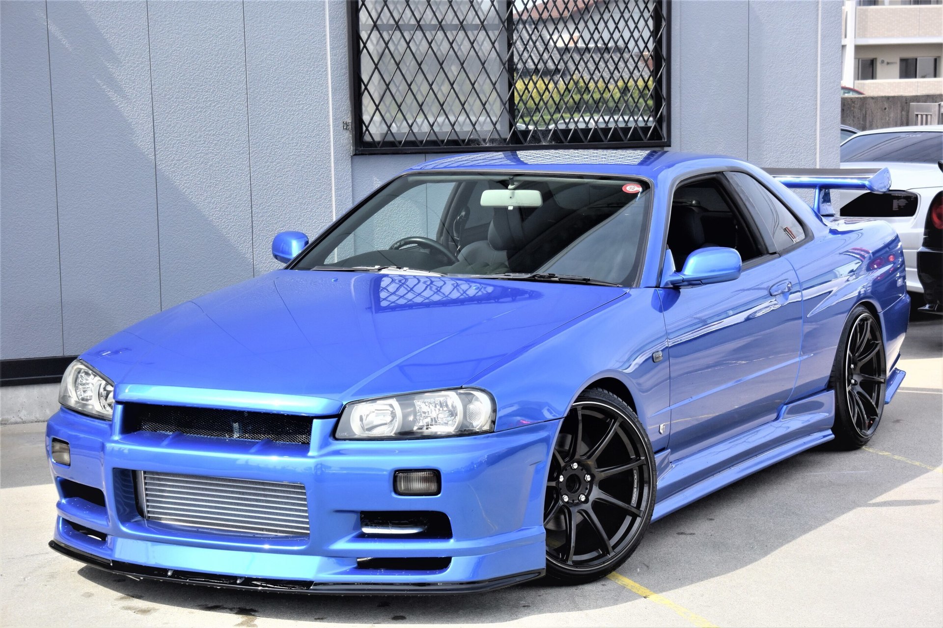 R34 Skyline 25gt Turbo Uras Aero Crossspeed Wheel 5mt km 日産 スカイラインクーペ2 5 25gtターボ Urasエアロ クロススピード19インチ 5mt ブルー 車両本体価格 478 0万円 日産車中古車紹介 Jdm Nissan Used Car