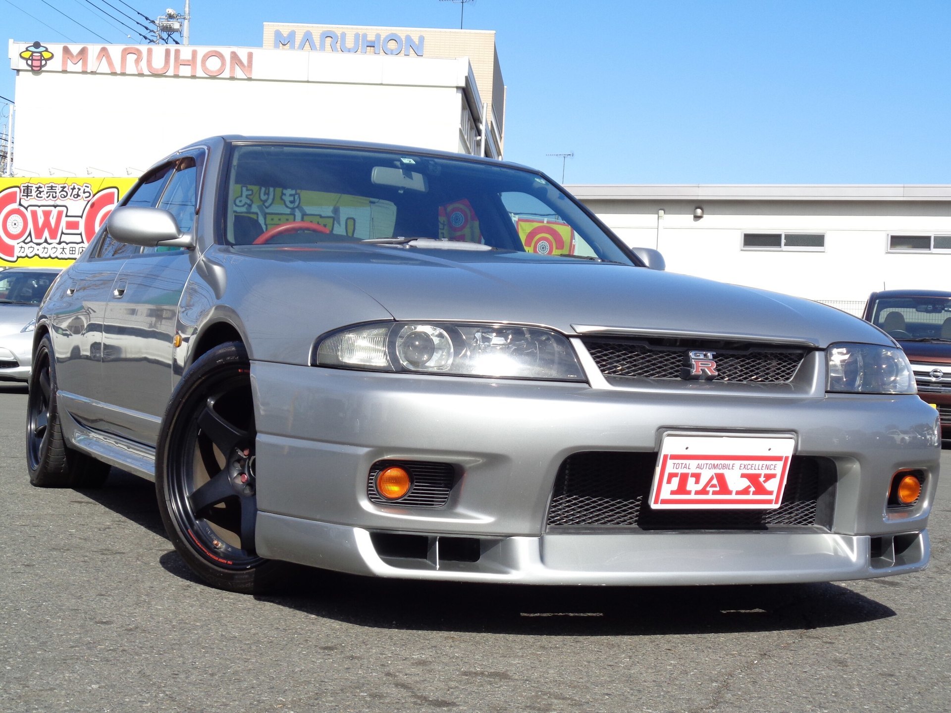 R33 Skyline Gt R Autech Version 40th Anniversary 5mt Oneowner 400km 日産 スカイラインgt Rセダン2 6 オーテックバージョン 40thアニバーサリー 4wd ワンオーナー 禁煙車 車高調 ニスモaw ソニックシルバー 車両本体価格 11 0万円 日産車中古車紹介 Jdm